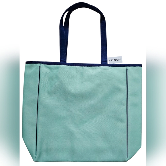 Kate Spade x Clinique Collaboration Mint Green Tote Bag, NEW WITH TAGS! - Picture 3 of 7
